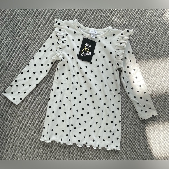 art class Other - Art Class White Polka Dot Long Sleeve Tee